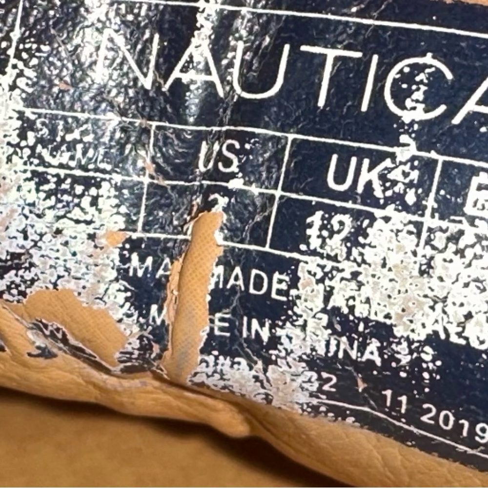 Nautica Men’s‎ Size 13 Brown Dress Shoes - Picture 7 of 7